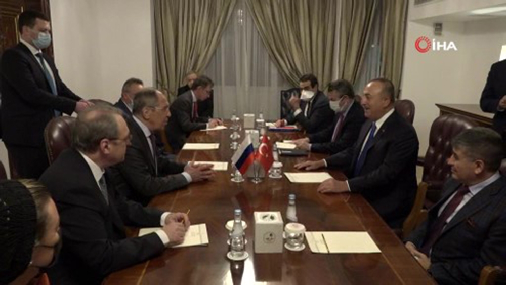 Dışişleri Bakanı Çavuşoğlu, Rusya Dışişleri Bakanı Lavrov ile görüştü