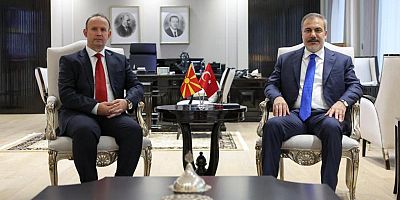 Dışişleri Bakanı Fidan, Kuzey Makedonya Meclis Başkanı Gashi ile görüştü