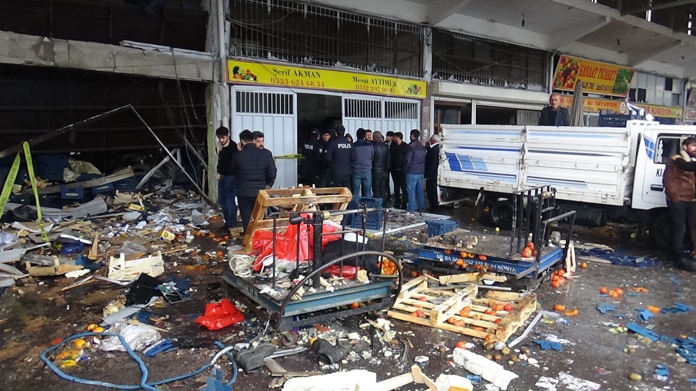 Diyarbakır Sebze Ve Meyve Halindeki Patlama