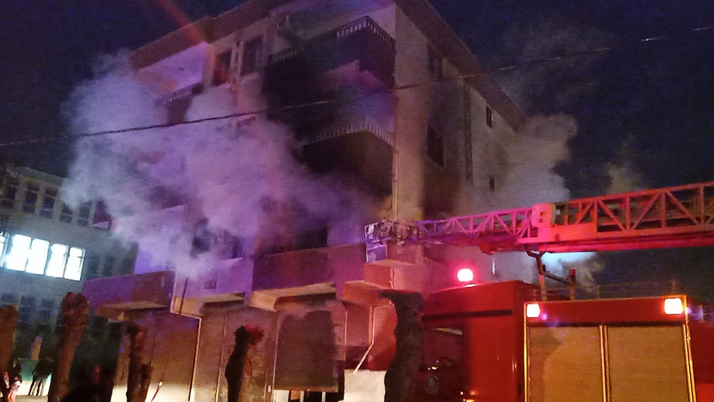 Diyarbakır’da klima patladı, ev küle döndü
