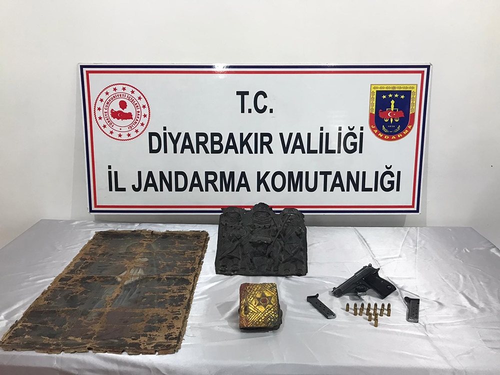 Diyarbakır’da tarihi eser kaçakçılığı operasyonu