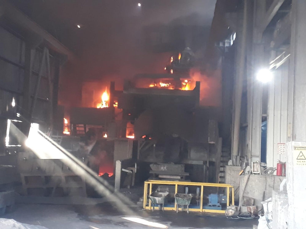 Döküm Fabrikası’nda patlama: 6 yaralı
