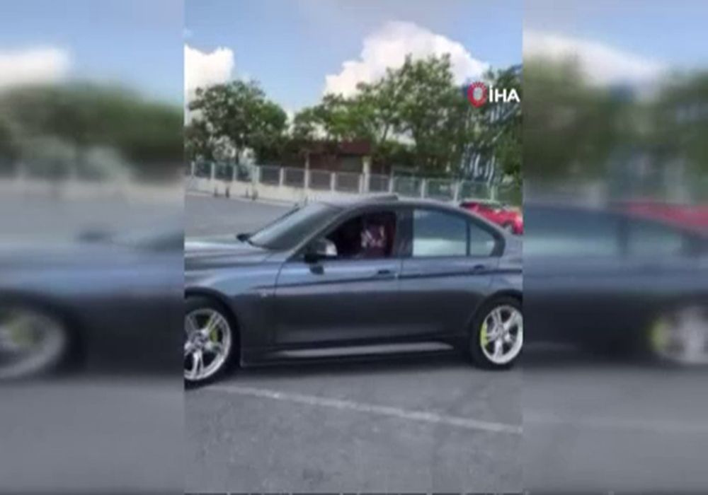 Drift yapan kadına sosyal medyada beğeni yağdı