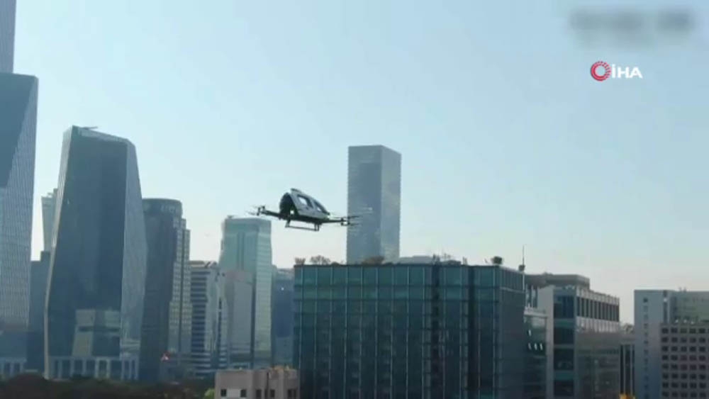 Drone taksi Güney Kore’nin başkenti Seul’da ilk uçuşunu gerçekleşirdi