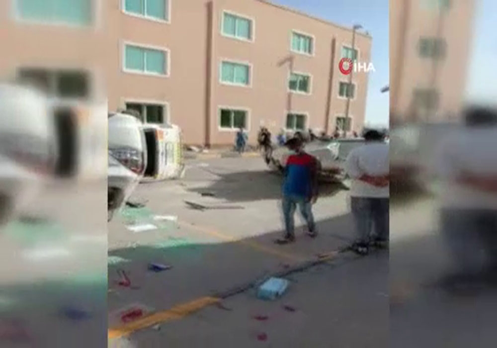 Dubai’de maaşını almayan işçilerden protesto