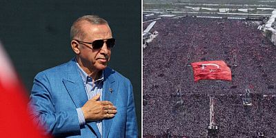 Dünya Cumhurbaşkanı Erdoğan'ın dev mitingini konuştu