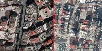 Dünya depremi konuşuyor! Uydu görüntüleriyle yıkımın öncesi ve sonrası 