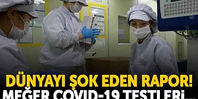 Dünyayı şok eden rapor! Çin'in virüs planı deşifre oldu: Meğer covid-19 testleri...