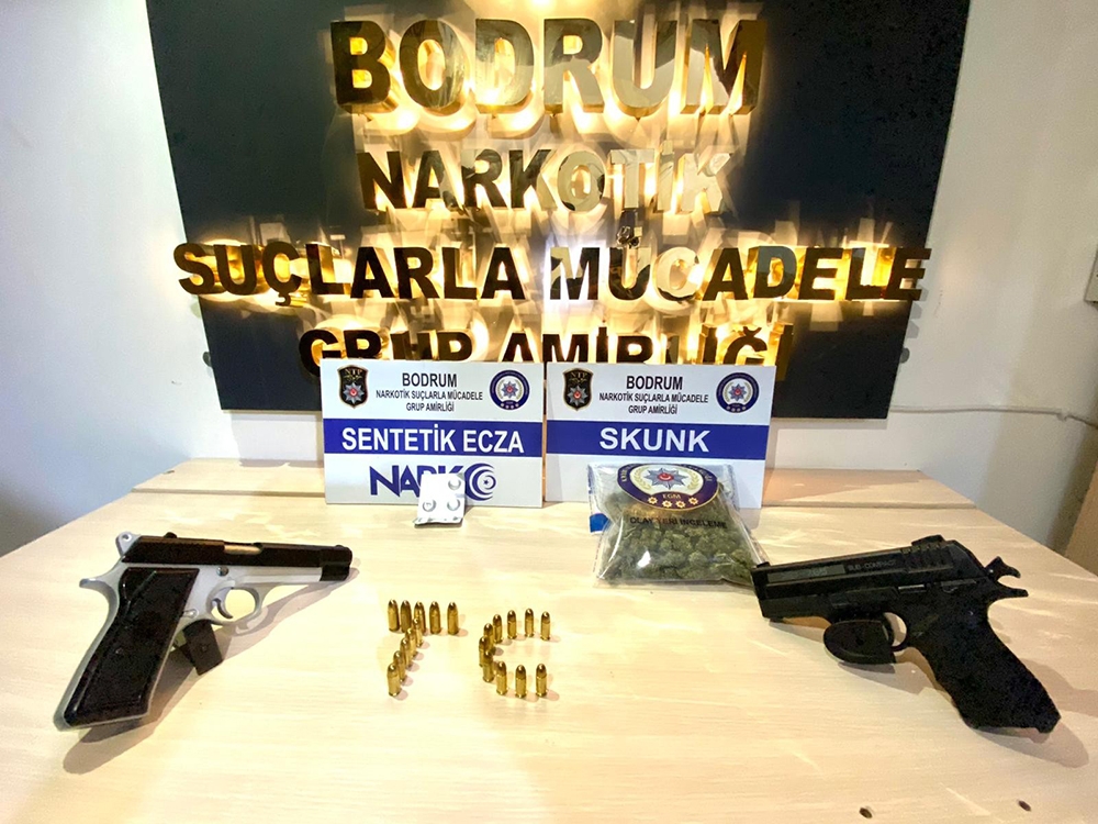 Durdurulan otobüste ele geçirildi