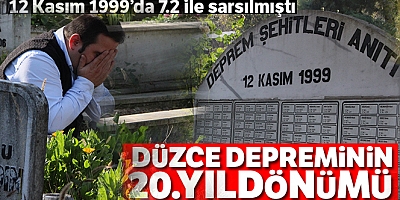 Düzce Depreminin 20. Yılında Hayatını Kaybedenler Anıldı