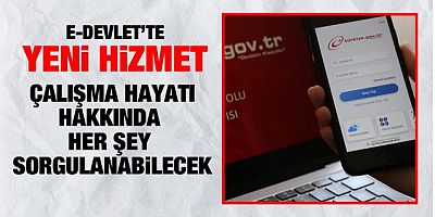 e-Devlet'te yeni hizmet! 