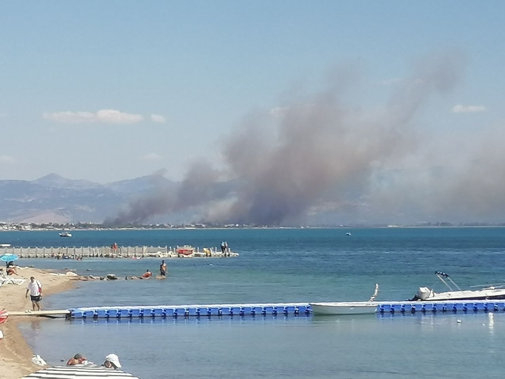Edremit Körfezi’nde yangın