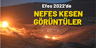 Efes-2022 Seçkin Gözlemci Günü'nün gece safhası nefes kesti