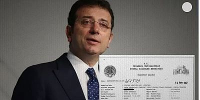  Ekrem İmamoğlu'na diploma soruşturması!