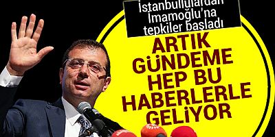 Ekrem İmamoğlu'na sokakta tepki