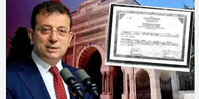 Ekrem İmamoğlu'nun diploma skandalında yeni sahtekarlık ortaya çıktı