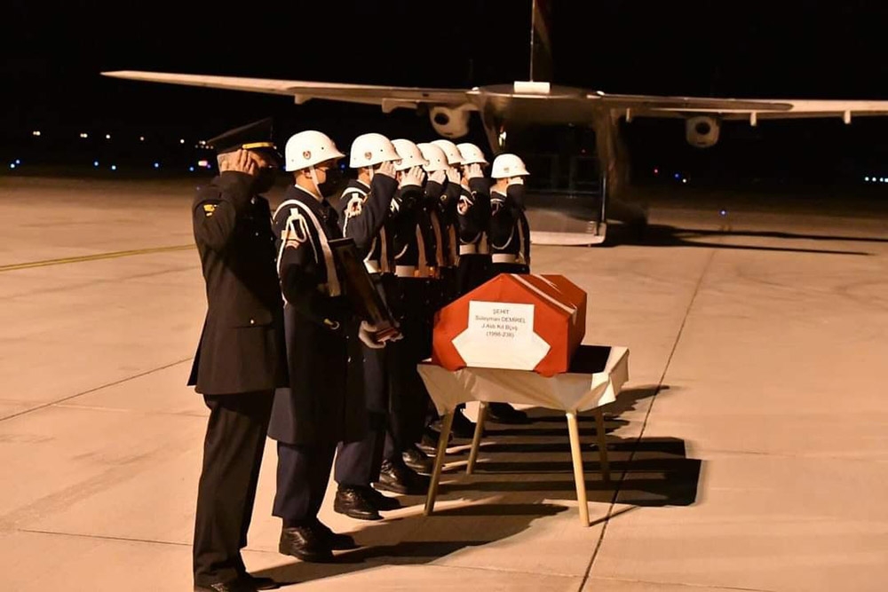 El-Bab şehidinin cenazesi memleketi Afyonkarahisar’a getirildi