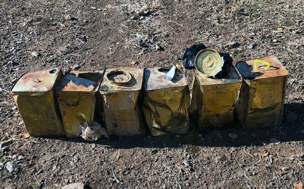 El Bab’da 25 kilo el yapımı patlayıcı ele geçirildi