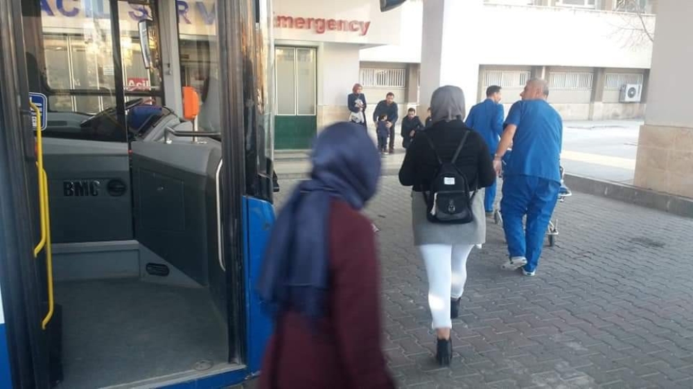 Elazığ’da rahatsızlanan yolcu otobüsle hastaneye yetiştirildi