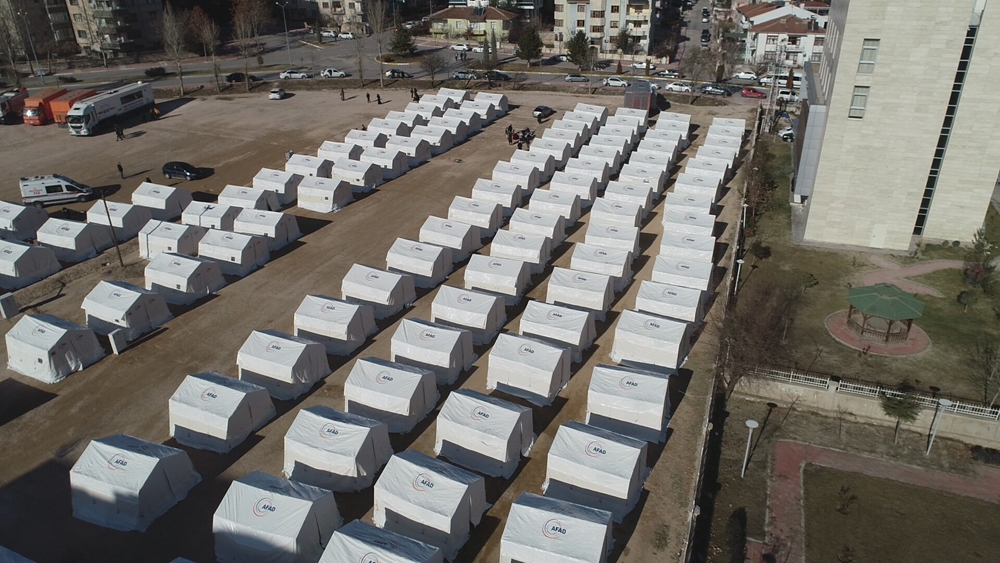 Elazığ’da yeni çadır kentler kuruldu