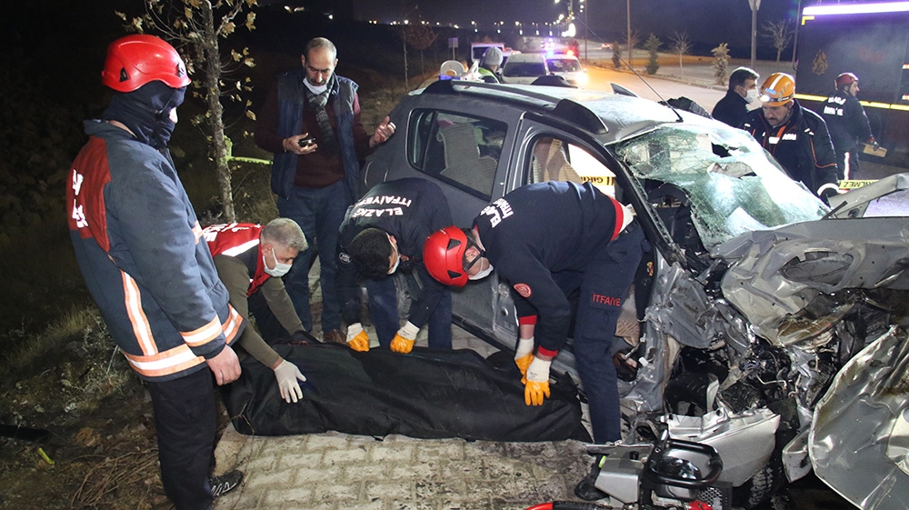 Elazığ’daki feci kazada ölen 4 kişinin kimliği belli oldu