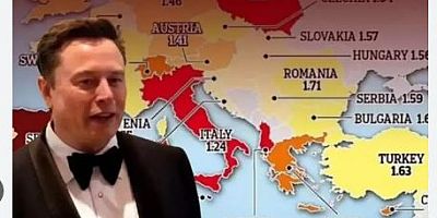 Elon Musk harita paylaştı ve uyardı! Korkutan veriler: Türkiye...