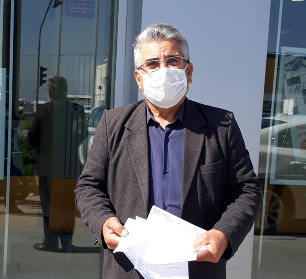 Emekli maaşını ve ikramiyesini dayanışma kampanyasına bağışladı