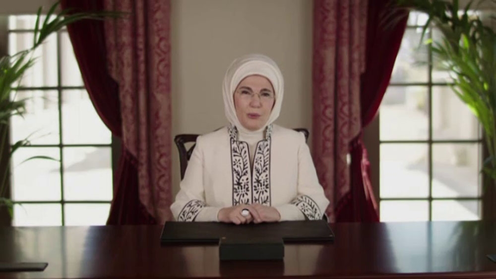 Emine Erdoğan, Halkbank Üreten Kadınlar Zirvesi’ne video mesaj gönderdi:
