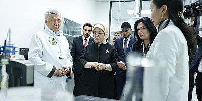 Emine Erdoğan, Kazakistan'da Sıfır Atık Eğitim Laboratuvarı'nın açılışını yaptı
