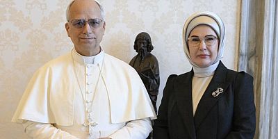 Emine Erdoğan, Papa 14. Leo ile görüştü