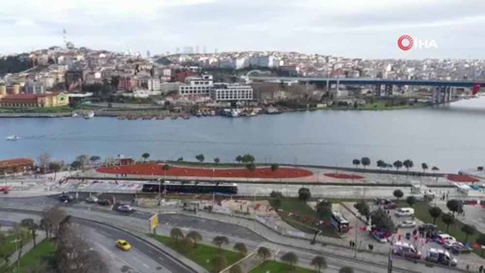 Eminönü-Alibeyköy tramvay hattı açıldı