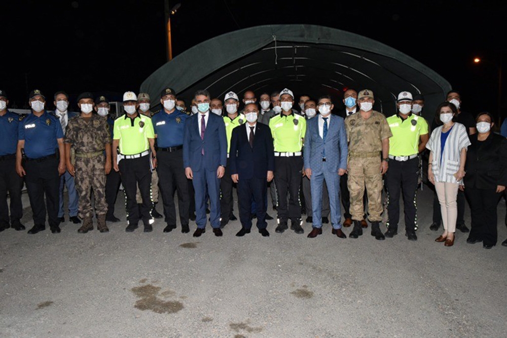 Emniyet Genel Müdürü Aktaş, Malatya’da trafik kontrol noktasını ziyaret etti