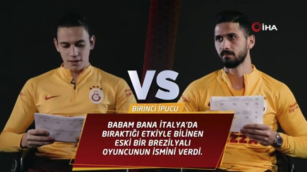 Emre Akbaba ile Taylan Antalyalı, takım arkadaşlarını bilmeye çalıştı