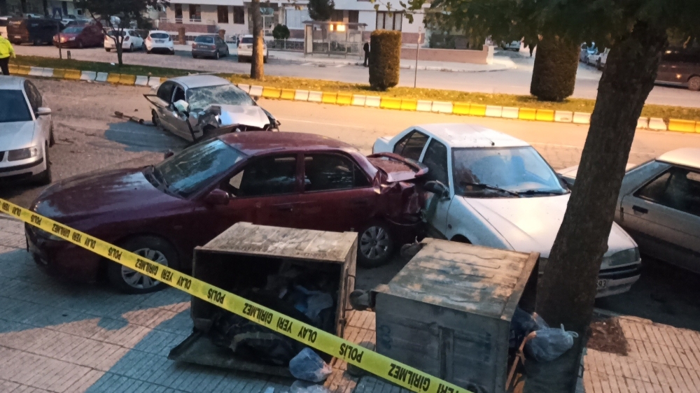Enişte ve kayınbirader arasındaki kovalamaca ortalığı savaş alanına çevirdi