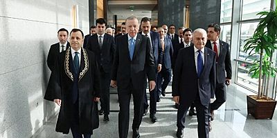 Erdoğan, Anayasa Mahkemesi Üyesi Akçil’in yemin törenine katıldı