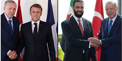 Erdoğan BM'de Şara ve Macron ile görüştü