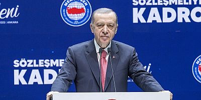 Erdoğan'dan 500 bin sözleşmeliye kadro müjdesi