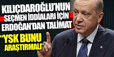Erdoğan'dan Kılıçdaroğlu'nun o iddiası için talimat! 'Bizdeki onlarda yok' demişti