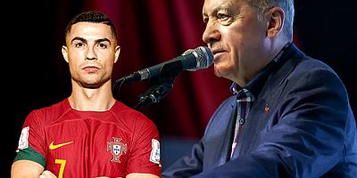 Erdoğan'dan Ronaldo'ya destek:Filistin davasına sahip çıktığı için harcadılar
