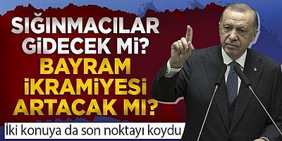 Erdoğan'dan sığınmacı açıklaması: Huzurlu ortam sağlanınca kendileri dönecektir