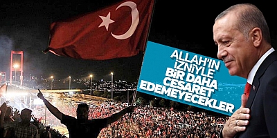 Erdoğan'dan tokat gibi 15 Temmuz mesajı: Bu ülkenin sahibi erzak depolayanlar değil, devlete sahip çıkanlardır