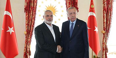  Erdoğan: Haniye'nin suikastı Filistinlileri sindirmeye yönelik bir alçaklıktır