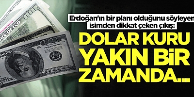 Erdoğan'ın bir planı olduğunu söyleyen isimden dikkat çeken çıkış: Dolar..