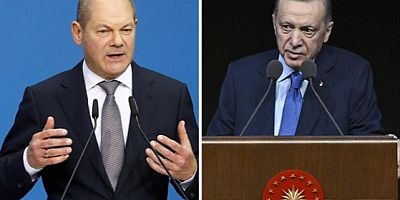 Erdoğan'ın sözleri Almanya Başbakanı Olaf Scholz'u rahatsız etti