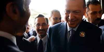 Erdoğan ve Macron arasında gülümseten diyalog: Hani gelecektin, gelmedin