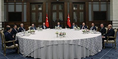 Erdoğan yasama, yürütme ve yargı organlarının temsilcileri ile görüştü