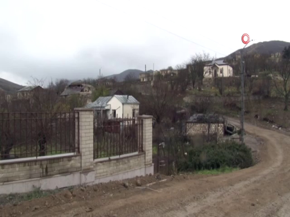 Ermeni işgalinden 3 Ekim’de kurtarılan Talış köyü görüntülendi