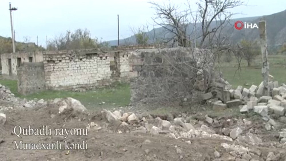 Ermeni işgalinden kurtarılan Hendek ve Muradhanlı köyü görüntülendi