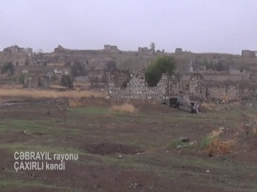 Ermenistan işgalinden kurtarılan Çakırlı köyünün görüntüleri paylaşıldı