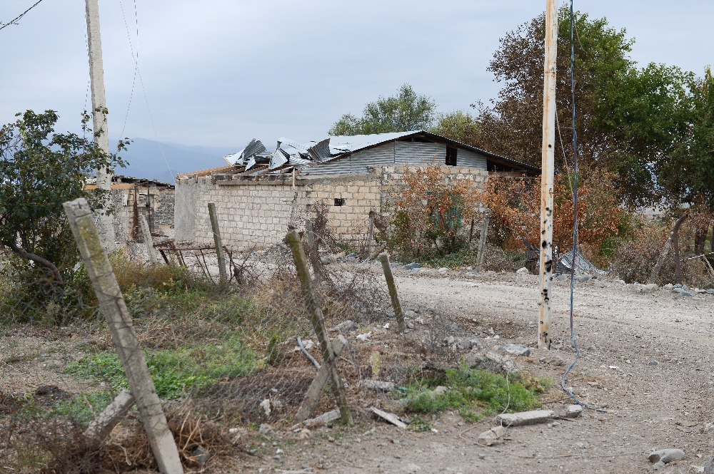 Ermenistan’ın saldırdığı Terter’deki köyler ilk defa görüntülendi